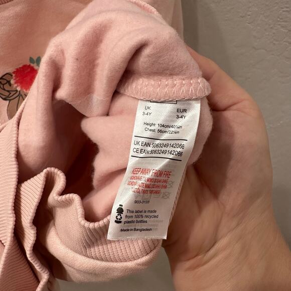 NWT F&F Pink Fairy Mushroom Woodland Sweatshirt - Picture 8 of 8